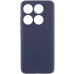Накладка (з мікрофіброю) Silicone Cover Lakshmi Full Camera для Motorola Moto G86 5G / G86 Power- темно-синій