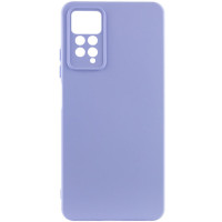 Накладка (з мікрофіброю) Silicone Cover Lakshmi Full Camera для Xiaomi Redmi Note 11 Pro 4G / 5G / Redmi Note 12 Pro 4G / Note 11E Pro- бузковий