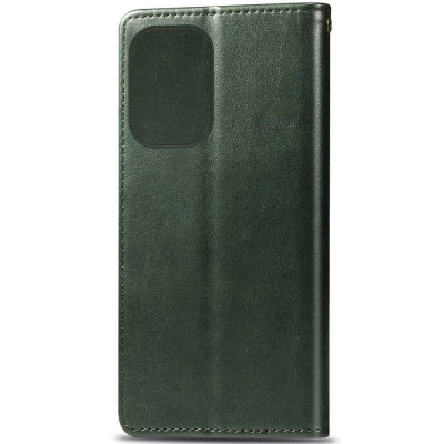 Чохол-книжка GETMAN Gallant шкіряний для Motorola Moto G05 / E15- зелений