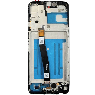 Дисплей для мобільного телефона Samsung A22 5G / A226, Original, Servis pack, with frame, O658G40436-N1 Black