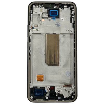 Дисплей для мобільного телефона Samsung A34 / A346, Amoled, Original, Servis pack, with frame, GH82-31201A Graphite