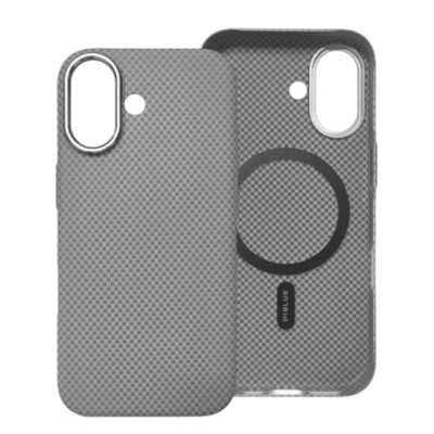 Накладка Piblue Magentic Magnetic (PL-99) Carbon nanofiber для iPhone 17- титановий сірий Накладка Piblue Magentic Magnetic (PL-99) Carbon nanofiber для iPhone 17- титановий сірий