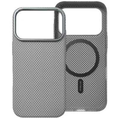 Накладка Piblue Magentic Magnetic (PL-99) Carbon nanofiber для iPhone 17 Pro- титановий сірий Накладка Piblue Magentic Magnetic (PL-99) Carbon nanofiber для iPhone 17 Pro- титановий сірий