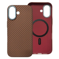Накладка Piblue Magentic Magnetic (PL-49) Carbon для IPhone 17- коричневий Накладка Piblue Magentic Magnetic (PL-49) Carbon для IPhone 17- коричневий