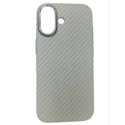 Накладка Piblue Magentic Magnetic (PL-49) Carbon для IPhone 17- титановий сірий