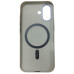 Накладка Piblue Magentic Magnetic (PL-49) Carbon для IPhone 17- титановий сірий