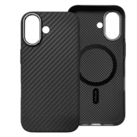 Накладка Piblue Magentic Magnetic (PL-49) Carbon для IPhone 17- чорний Накладка Piblue Magentic Magnetic (PL-49) Carbon для IPhone 17- чорний