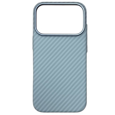 Накладка Piblue Magentic Magnetic (PL-49) Carbon для IPhone 17 Pro Max- титановий сірий