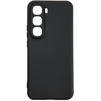Накладка (з мікрофіброю) GETMAN Liquid Silk Full Camera для Infinix Hot 60 Pro- чорний Накладка (з мікрофіброю) GETMAN Liquid Silk Full Camera для Infinix Hot 60 Pro- чорний