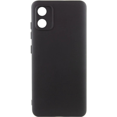 Накладка (з мікрофіброю) GETMAN Liquid Silk Full Camera для Motorola Moto E13- чорний Накладка (з мікрофіброю) GETMAN Liquid Silk Full Camera для Motorola Moto E13- чорний
