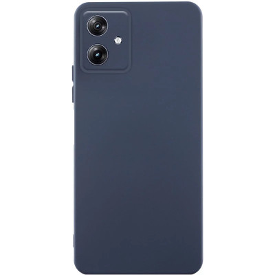 Накладка (з мікрофіброю) GETMAN Liquid Silk Full Camera для Motorola Moto G54- темно-синій Накладка (з мікрофіброю) GETMAN Liquid Silk Full Camera для Motorola Moto G54- темно-синій