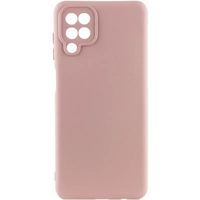 Накладка (з мікрофіброю) GETMAN Liquid Silk Full Camera для Samsung A12 / A125 / M12- пастельно-рожевий Накладка (з мікрофіброю) GETMAN Liquid Silk Full Camera для Samsung A12 / A125 / M12- пастельно-рожевий