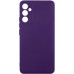 Накладка (з мікрофіброю) GETMAN Liquid Silk Full Camera для Samsung A36 5G- темно-фіолетовий