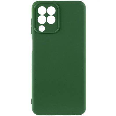 Накладка (з мікрофіброю) GETMAN Liquid Silk Full Camera для Samsung M33 5G- темно-зелений Накладка (з мікрофіброю) GETMAN Liquid Silk Full Camera для Samsung M33 5G- темно-зелений