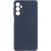 Накладка (з мікрофіброю) GETMAN Liquid Silk Full Camera для Samsung M34 5G- темно-синій