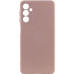 Накладка (з мікрофіброю) GETMAN Liquid Silk Full Camera для Samsung M34 5G- рожевий пісок