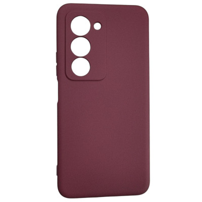 Накладка (з мікрофіброю) GETMAN Liquid Silk Full Camera для Xiaomi Redmi 15 (UA/Europe 171mm)- марсала Накладка (з мікрофіброю) GETMAN Liquid Silk Full Camera для Xiaomi Redmi 15 (UA/Europe 171mm)- марсала