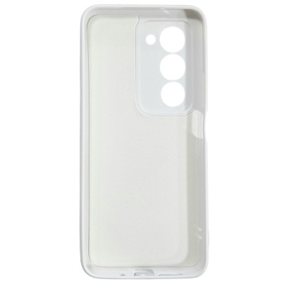 Накладка (з мікрофіброю) GETMAN Liquid Silk Full Camera для Xiaomi Redmi 15 (UA/Europe 171mm)- білий
