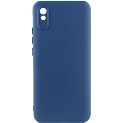 Накладка (з мікрофіброю) GETMAN Liquid Silk Full Camera для Xiaomi Redmi 9A- темно-синій Накладка (з мікрофіброю) GETMAN Liquid Silk Full Camera для Xiaomi Redmi 9A- темно-синій