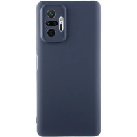 Накладка (з мікрофіброю) GETMAN Liquid Silk Full Camera для Xiaomi Redmi Note 10 Pro / Note 10 Pro Max- темно-синій Накладка (з мікрофіброю) GETMAN Liquid Silk Full Camera для Xiaomi Redmi Note 10 Pro / Note 10 Pro Max- темно-синій