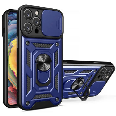 Протиударний чохол Camshield Serge Ring для iPhone 14 Pro- синій Протиударний чохол Camshield Serge Ring для iPhone 14 Pro- синій