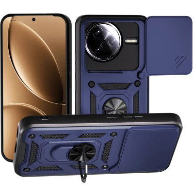 Протиударний чохол Camshield Serge Ring для Xiaomi Poco F7 Ultra- синій Протиударний чохол Camshield Serge Ring для Xiaomi Poco F7 Ultra- синій