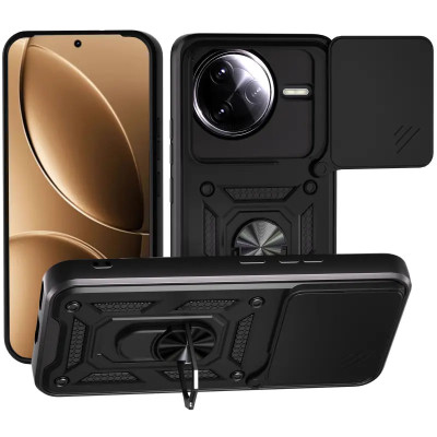 Протиударний чохол Camshield Serge Ring для Xiaomi Poco F7 Ultra- чорний Протиударний чохол Camshield Serge Ring для Xiaomi Poco F7 Ultra- чорний
