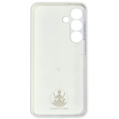 Накладка (з мікрофіброю) Silicone Cover Lakshmi Full Camera для Samsung S25 FE- білий