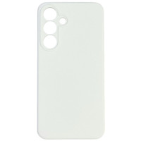 Накладка (з мікрофіброю) Silicone Cover Lakshmi Full Camera для Samsung S25 FE- білий