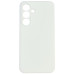 Накладка (з мікрофіброю) Silicone Cover Lakshmi Full Camera для Samsung S25 FE- білий