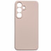 Накладка (з мікрофіброю) Silicone Cover Lakshmi Full Camera для Samsung S25 FE- рожевий пісок