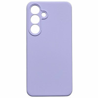 Накладка (з мікрофіброю) Silicone Cover Lakshmi Full Camera для Samsung S25 FE- бузковий
