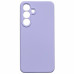 Накладка (з мікрофіброю) Silicone Cover Lakshmi Full Camera для Samsung S25 FE- бузковий