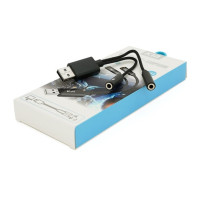 Перехідник KIN KY-211 USB to 2*3.5 (мікрофон+навушник) Перехідник KIN KY-211 USB to 2*3.5 (мікрофон+навушник)