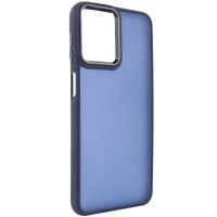 Накладка TPU+PC Lyon Frosted для Motorola Moto G14- темно-синій