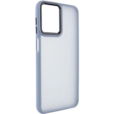 Накладка TPU+PC Lyon Frosted для Motorola Moto G84- сіра лаванда Накладка TPU+PC Lyon Frosted для Motorola Moto G84- сіра лаванда