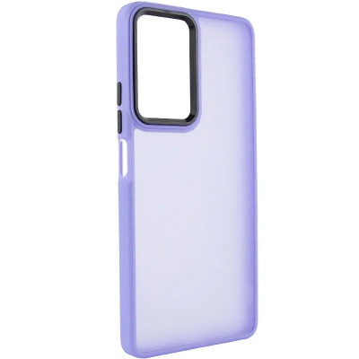 Накладка TPU+PC Lyon Frosted для Realme C33- бузковий Накладка TPU+PC Lyon Frosted для Realme C33- бузковий