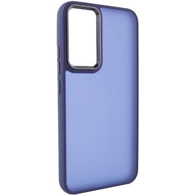 Накладка TPU+PC Lyon Frosted для Realme C55- темно-синій