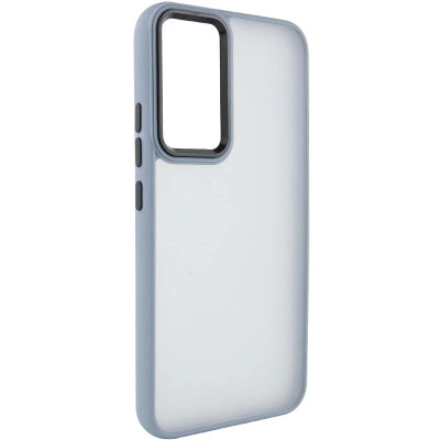 Накладка TPU+PC Lyon Frosted для Realme C55- сіра лаванда