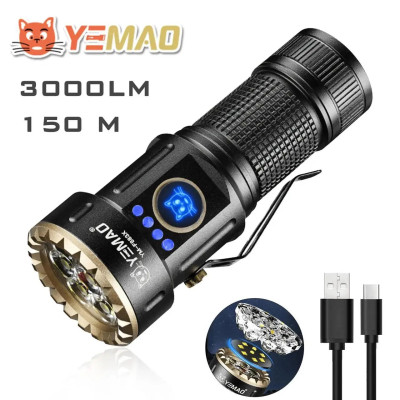 Ліхтарик YEMAO YM-F883X-8XTE, 1x18350/ 1x18650 Ліхтарик YEMAO YM-F883X-8XTE, 1x18350/ 1x18650