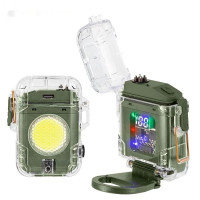Ліхтарик multifunction D52-2-COB, Li-Ion акумулятор, індикація заряду, запальничка, ЗП Type-C green Ліхтарик multifunction D52-2-COB, Li-Ion акумулятор, індикація заряду, запальничка, ЗП Type-C green