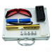 Лазер-ліхтарь синій YX-B008 GOLD, 2х16340, CASE