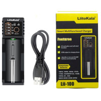 Зарядний пристрій LiitoKala Lii-100 (на 1 АКБ) 1*14500/16340/18650/26650 Зарядний пристрій LiitoKala Lii-100 (на 1 АКБ) 1*14500/16340/18650/26650