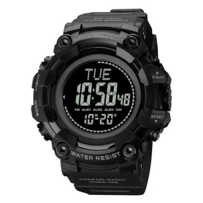 Годинник наручний 2037BK SKMEI, Compass, Black