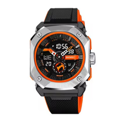 Годинник наручний 2272BKOG SKMEI, Black/Orange