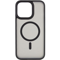 Накладка Metal Buttons with Magnetic для iPhone 15 Pro- чорний Накладка Metal Buttons with Magnetic для iPhone 15 Pro- чорний