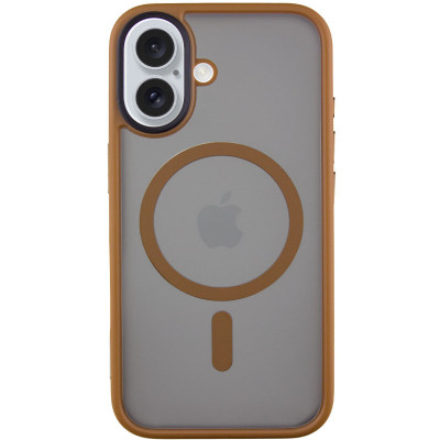 Накладка Metal Buttons with Magnetic для iPhone 16- золотий Накладка Metal Buttons with Magnetic для iPhone 16- золотий