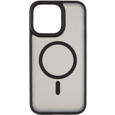 Накладка Metal Buttons with Magnetic для iPhone 16 Pro Max- чорний Накладка Metal Buttons with Magnetic для iPhone 16 Pro Max- чорний