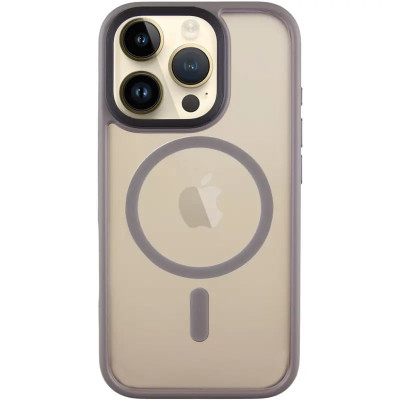Накладка Metal Buttons with Magnetic для iPhone 16 Pro Max- сірий Накладка Metal Buttons with Magnetic для iPhone 16 Pro Max- сірий