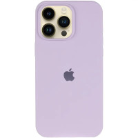 Накладка (з мікрофіброю) Silk with Magnetic для iPhone 15- лавандовий